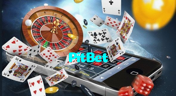 PitBet casino presented on mobile device in Pakistan with slots and live games